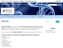 Tablet Screenshot of blossom-partners.fr